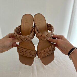 Women's Basil Mule Heels - A New Day | Color: Brown | Size 7.5